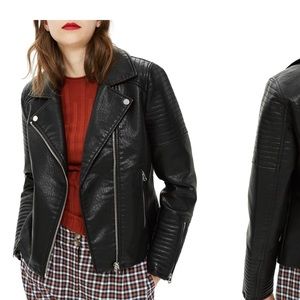 Topshop Rosa Leather jacket